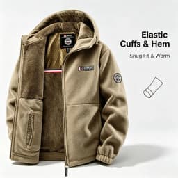 Men's Autumn and Winter Outdoor Hooded Jacket, Suitable for Daily Wear at Home, for Travel, Parties, Commuting, Outdoor Fashion