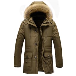 2026 New Men's Casual Parkas Winter Korean Style Thickened Warm Mid-length Jackets Hooded Outdoor Windbreak Coats Oversized 5XL