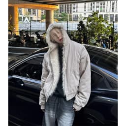 Men Hooded Fur Collar Winter Parkas Men American Street Style Short Length Parkas Men Fashion Casual Plus Velvet Cotton Jackets