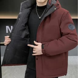 Couple's Thicken Padded Coats Men Women Winter Hooded Parka Jackets Men's Outdoor Loose Fit Windproof Parkas Warm Puffer Jackets