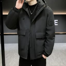 Couple's Thicken Padded Coats Men Women Winter Hooded Parka Jackets Men's Outdoor Loose Fit Windproof Parkas Warm Puffer Jackets