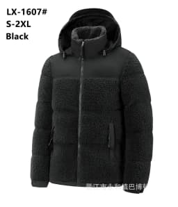Men's 2026 Cotton Jacket with Velvet Winter Thickened Warm Cold Proof Trendy Cotton Coat for Cold Weather