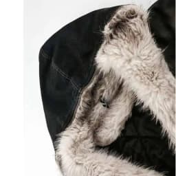 IEFB Men's Vintage Washed Denim Hooded Quilted Padded Jacket Autumn Winter Faux Fur Lined Zipper Thickened Cottonpadded Coat