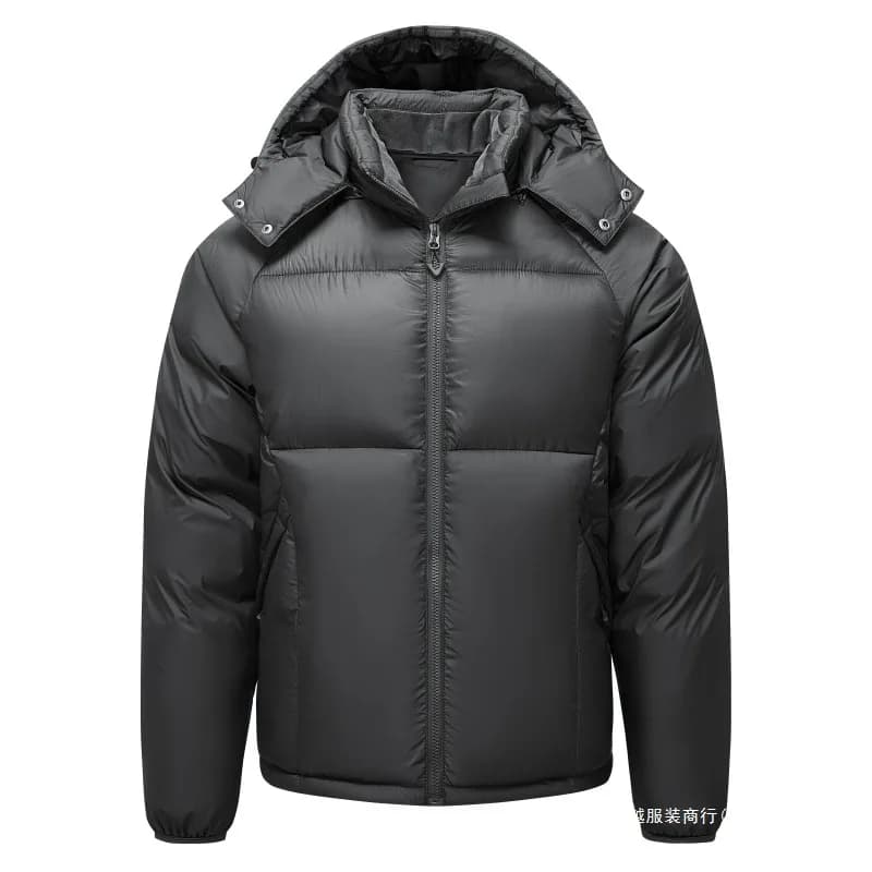 Men's 2026 Winter Thick down Cotton Jacket 30D Soft Bread Cotton Coat for Warmth New Cotton Jacket for Men