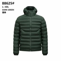 Men's Casual Hooded Cotton Jacket Lightweight Thickened European Size for Middle-Aged And Young Cotton Clothes