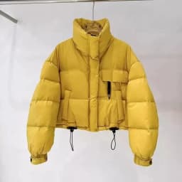 Women's Short Puffer Jacket 2025 New Winter Korean Style Loose Thickened Bread Coat Cotton Outerwear Warm Commute Style