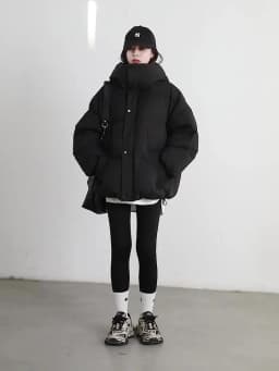 CHIC VEN Women Down Coats New Loose Hooded 90 White Duck Down Down Jacket Female Warm Bread Jacket Autumn Winter 2024
