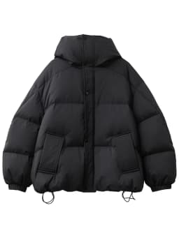 CHIC VEN Women Down Coats New Loose Hooded 90 White Duck Down Down Jacket Female Warm Bread Jacket Autumn Winter 2024