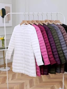 SEDUTMO Long Duck Down Jackets Women Ultra Light Coat WinterCasual Slim Black Thin Autumn Parkas ED2071