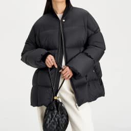 UMI MAO 90 White Duck Down Baseball Collar Down Jacket Women Winter New Fashion Thickened Casual Warm Trendy Puffer Jacket