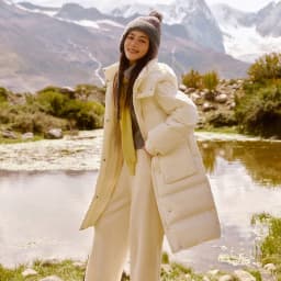 Semir Down Coat Women LongWaterproof Oil-proof Stain-proof Warm 2026 Winter New Loose Hooded Versatile Jacket Woman