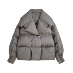 Lagabogy 2025 Winter Puffer Jacket Women Short 90% White Duck Down Coat Female Streetwear Warm Parkas Removable Sleeves Outwear