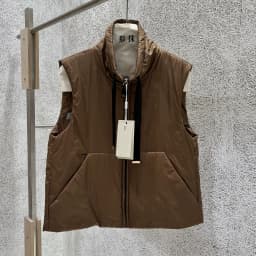 Schinteon Women Camel Down Vest Stand Collar Casual Sleeveless Jacket Simple Solid Color Fashionable Autumn Winter Top New 2026