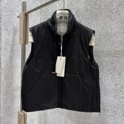 Schinteon Women Camel Down Vest Stand Collar Casual Sleeveless Jacket Simple Solid Color Fashionable Autumn Winter Top New 2026