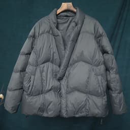 Schinteon Women Japanese Style Jacket Over Size White Duck Down Coat Loose Warm Autumn Winter Casual Outwear Top Quality