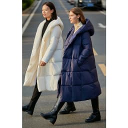 AMII Minimalist 2024 Down Puffer Coat For Women Winter Long Bread Coat Light Thick Warm Quality Fashion Outerwear New 12424110