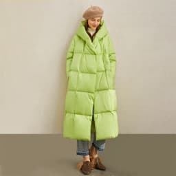 AMII Minimalist 2024 Down Puffer Coat For Women Winter Long Bread Coat Light Thick Warm Quality Fashion Outerwear New 12424110
