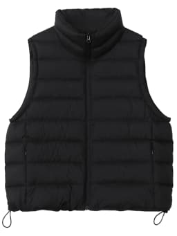 CHIC VEN New Women Down Coats Sleeveless Lightweight 90 White Duck Down Stand Up Collar Female Down Vest Autumn Winter 2026