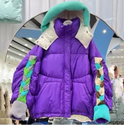 Womens Clothing Winter Female Short Down Jacket Hooded Patchwork Korean Fashion Duck Down Coat Short Jacket Parka Feather Woman
