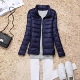 2022 Autumn Winter Women Lightweight White Duck Down Jacket Parka Female Ultra Light Down Coat Warm Puffer Outwears Short Tops