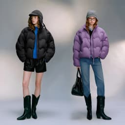 TOYOUTH Women 90% White Duck Down Jacket 2025 Winter New Ultra Lightweight Wave Pattern Stand Up Collar Short Parkas Coat
