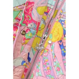 ELFSACK Y2K Anime Print Puffer Jacket Women Harajuku Kawaii Stand Collar Zip Up Oversized Winter Warm Padded Bubble Coat