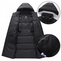 Winter Long Down Jacket Women Windbreaker Jacket Fashion Couple Down Coat Warm Hooded Thick Winter Windproof Waterproof Men Coat