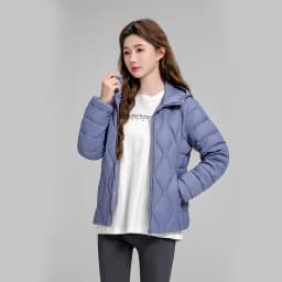 Lightweight Women Down Jacket Fashion Casual  White Duck Down Jackets for Women Warm Thin Portable Outerwear JK-050
