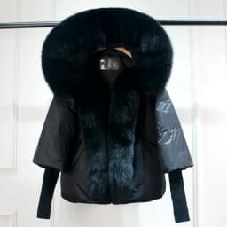 Lagabogy 2025 Winter Women Warm White Duck Down Jacket Loose Hood Puffer Coat Natural Real Fox Fur Collar Thick Luxury Outerwear