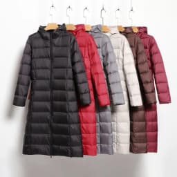Women's Lightweight Down Jacket Long White Duck Down Coat Hooded Slim Fit Thin Winter Outerwear Puffer Jacket Women JK-071