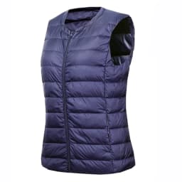 Schinteon S-8XL Women Ultra Light Down Vest Casual Slim White Duck Down Bottoming Sleeveless Winter Warm Liner Clothing