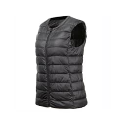 Schinteon S-8XL Women Ultra Light Down Vest Casual Slim White Duck Down Bottoming Sleeveless Winter Warm Liner Clothing