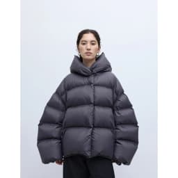 Stylish Silhouette~90% White Goose down Hooded down Jacket for Women, Curved Sleeve Puffer Coat, Thickened Outerwear, Winter 2025 New Model