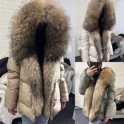 2026 MAOMAOKONG White Duck Down Jacket Winter Women Warm Loose Coat Natural Real Fox Fur Collar Thick Luxury Outerwear Parkas