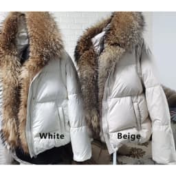 2026 MAOMAOKONG White Duck Down Jacket Winter Women Warm Loose Coat Natural Real Fox Fur Collar Thick Luxury Outerwear Parkas