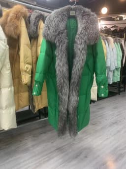 2025 New Winter Women Warm Coat 90% Goose Down Jacket Long Real Fox Fur Collar Thick Luxury Outerwear Female Coat Streetwear