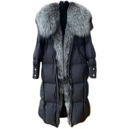 2025 New Winter Women Warm Coat 90% Goose Down Jacket Long Real Fox Fur Collar Thick Luxury Outerwear Female Coat Streetwear