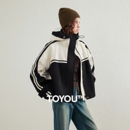 TOYOUTH Women's Short Down Jacket 2026 Winter New College Sporty Windproof Warm Liner Two Piece Set