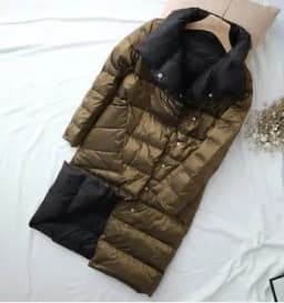 Autumn Double Sided Coat Women Warm Lightweight White Duck Down Coats Oversized Parkas Female Single-breasted Long Winter Jacket