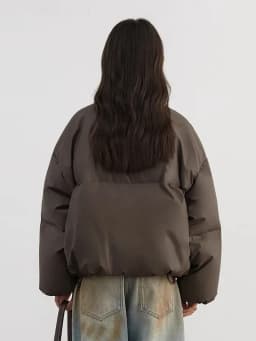 CHIC VEN Women Down Coats Solid Sports Casual Stand Collar PU 90 White Duck Down Ladies Down Jacket Autumn Winter 2025 Clothing