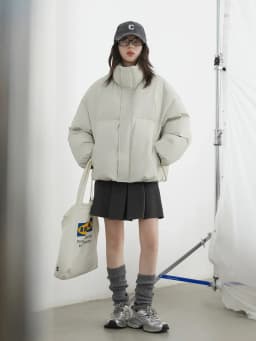 CHIC VEN Women Down Coats Solid Sports Casual Stand Collar PU 90 White Duck Down Ladies Down Jacket Autumn Winter 2025 Clothing