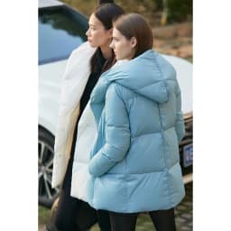AMII Minimalist Hooded Women Duck Down Jacket Winter New 2024 Loose Warm Bread Clothing Trendy Blends Streetwear Female 12424111