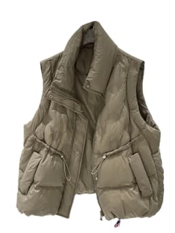 Women Sleeveless Down Vest Autumn Winter Loose White Duck Down Jacket Waistcoat Female Warm Vest Outwear