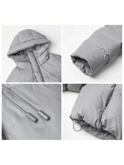 CHIC VEN Women Down Coats Loose Casual New Hooded 90 White Duck Down Female Down Jacket Autumn Winter 2025