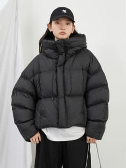 CHIC VEN Women Down Coats Loose Casual New Hooded 90 White Duck Down Female Down Jacket Autumn Winter 2025