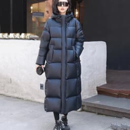 Winter Warm Hooded Loose High-Quality Thick Women Down Jacket 2025 New Temperament Solid Color Goose Down Women Down Jacket H491