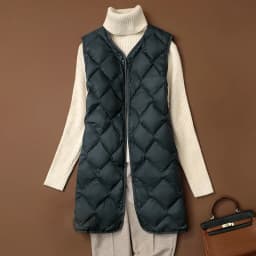 NewBang Long Ultra Light Down Vest Women Duck Down Vests Female Diamond Warm Lighteight O-neck Coat