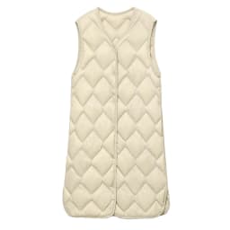 NewBang Long Ultra Light Down Vest Women Duck Down Vests Female Diamond Warm Lighteight O-neck Coat