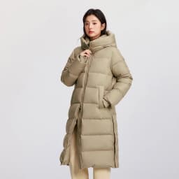Semir Down Jacket Women Long Length Hooded Loose 2026 New Winter Goose Down Waterproof Oil-proof Stain-proof Women Winter Parka