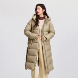 Semir Down Jacket Women Long Length Hooded Loose 2026 New Winter Goose Down Waterproof Oil-proof Stain-proof Women Winter Parka